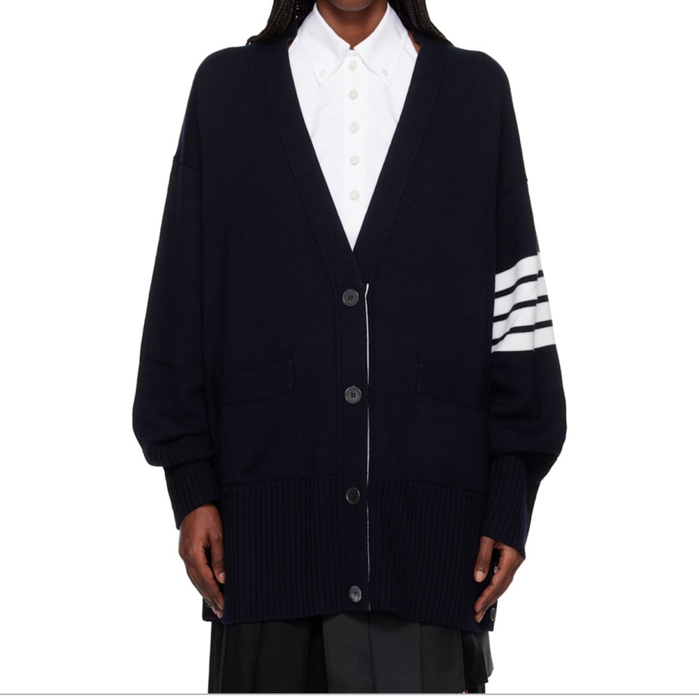 Thom  Browne Oversized Cardigan